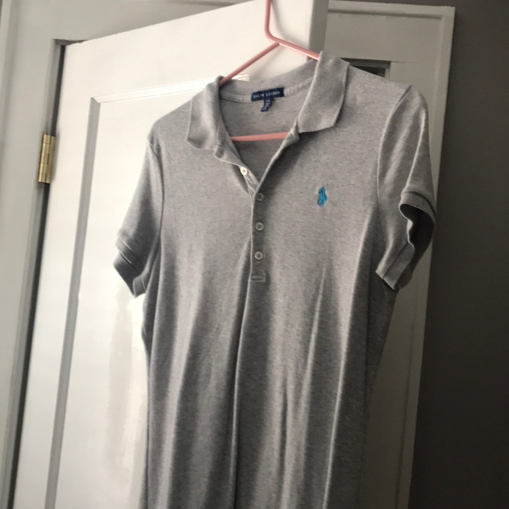 Long gray polo dress!